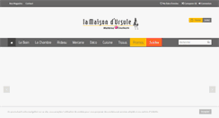 Desktop Screenshot of maison-ursule.fr
